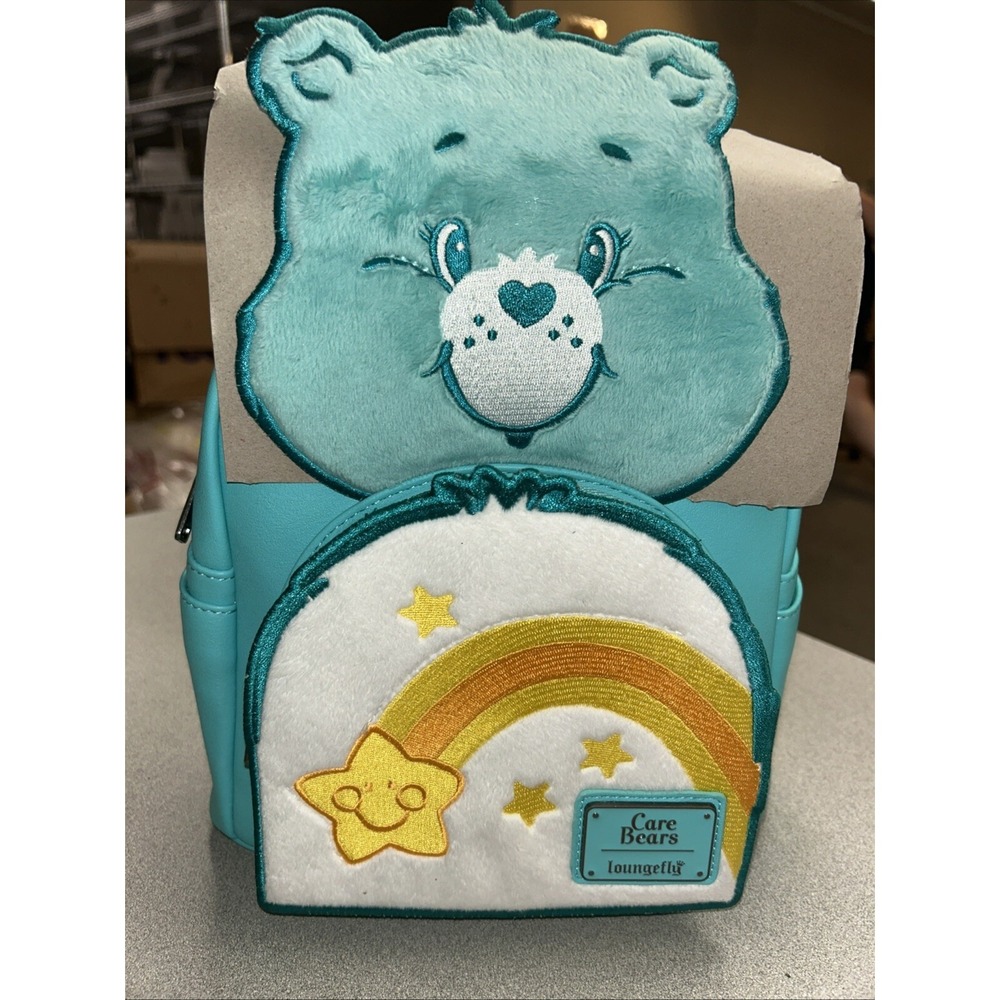 Loungefly Wish Bear Care Bears MiniBackpack - BAM Exclusive NWT
